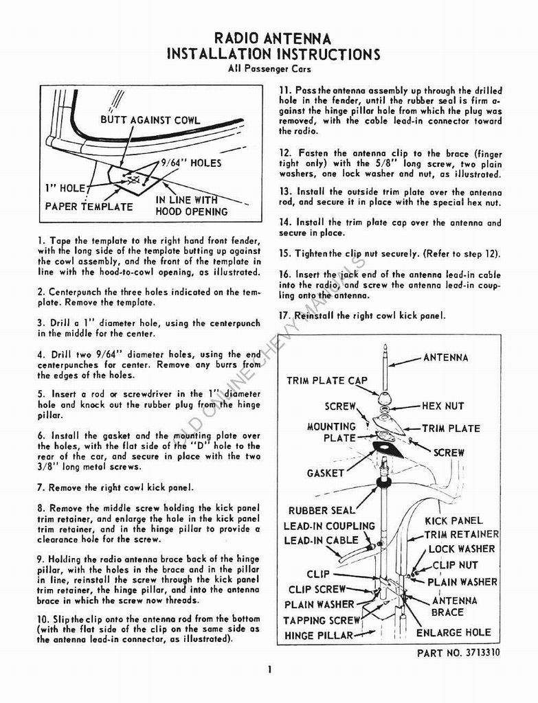 1955 Chevrolet Accessories Manual Page 52